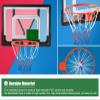 80 X 58 Cm Suspended Basketball Hoop & Goals with Strap/Hooks - PVC Backboard and Rim Kit - Mounts to Round Poles, Trees, Fences - 78963 view 3