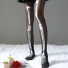 Wiywef Halloween Legging Skeleton Cosplay Socks Tights Women Long Socks Funny Stockings Bone Socks Nylon Stockings for Party Bar view 2