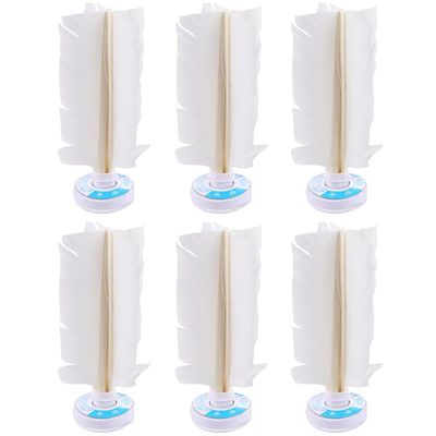 Wiywef 6pcs Chinese Feather Shuttlecock Kick Shuttlecock Chinese Traditional Jianzi Feather Shuttlecock for Foot Exercise Sports Game