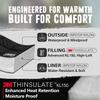 3M Thinsulate Insulation Puffy Camping Blanket for Cold Weather, Queen Size Warm Camping Quilt with Zipper, Waterproof Outdoor Sleeping Bag for Hammock, Cozy & Versatile Gift for Men and Women view 2