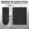 3M Thinsulate Insulation Puffy Camping Blanket for Cold Weather, Queen Size Warm Camping Quilt with Zipper, Waterproof Outdoor Sleeping Bag for Hammock, Cozy & Versatile Gift for Men and Women view 4