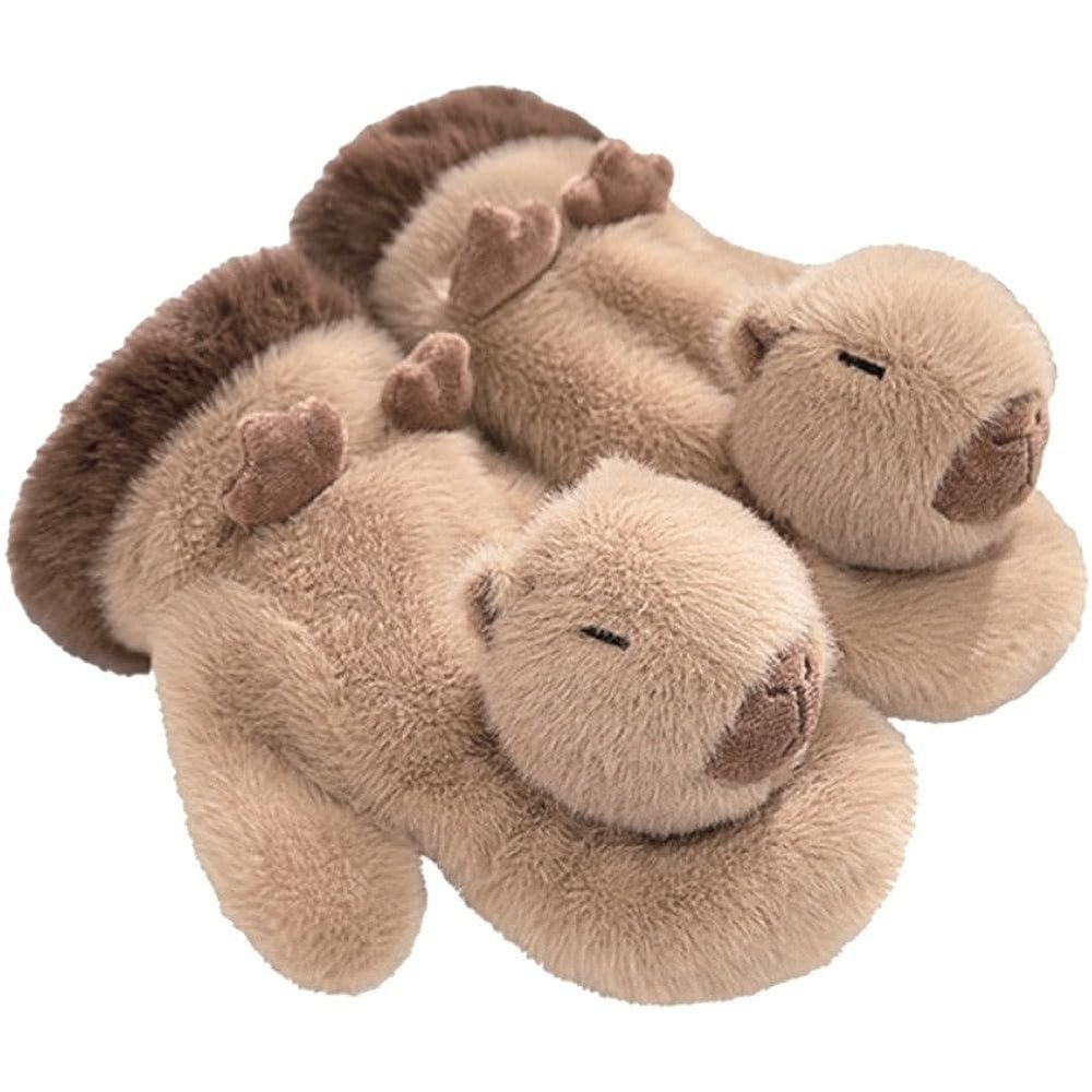 Capybara Plush Glove Warm Cartoon Animal Mittens Cute Capybara Gloves Full Finger Gloves Warmer Handwear for Women Girls