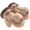Capybara Plush Glove Warm Cartoon Animal Mittens Cute Capybara Gloves Full Finger Gloves Warmer Handwear for Women Girls view 1