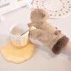 Capybara Plush Glove Warm Cartoon Animal Mittens Cute Capybara Gloves Full Finger Gloves Warmer Handwear for Women Girls view 2