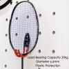 KIYILIHI Tennis Racket Storage Rack, Wall Mounted Sports Equipment Display Holder,Badminton Racket Organizer, for Table Tennis Rackets Badminton Rackets(Orange) view 4