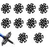 10 pcs Removable Mud Ski Basket Trekking Pole Snowflake Basket,Removable Mud Ski Basket Replacement Accessory for Hiking Poles view 1