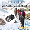 10 pcs Removable Mud Ski Basket Trekking Pole Snowflake Basket,Removable Mud Ski Basket Replacement Accessory for Hiking Poles view 2