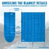 3M Thinsulate Insulation Puffy Camping Blanket for Cold Weather, Queen Size Warm Camping Quilt with Zipper, Waterproof Outdoor Sleeping Bag for Hammock, Cozy & Versatile Gift for Men and Women view 4