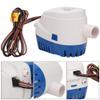Automatic Boat Bilge Pump, Auto Boat BilgeWater Pump, 24V 1100 GPH Auto with Float Switch Submersible Boat Bilge Pump for Boat Yacht Recreational Vehicle view 4