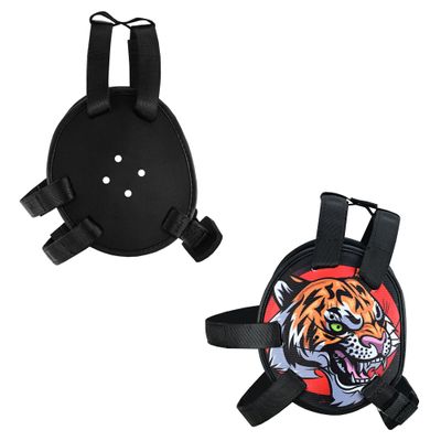 ROAR-INT Kid's Ear Guard BJJ Grappling Head Guard Adjustable Wrestling Headgear For Boys and Girls Earguard MMA Jiu Jitsu (Tiger/Black (2Pcs))
