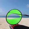Kayak Sail, Downwind Wind Sail Kit, 42 inches Foldable Downwind Wind Sail Kayak Wind Paddle Canoeing Accessory for Water Sports Kayak Sail Marine, Easy Setup (Green) view 2