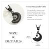 AIWENXI Moon Cat Cremation Jewelry for Ashes Star Ashes Necklaces for Men Women Stainless Steel Memorial Ashes Holder Pendant Keepsakes Gifts Jewelry view 3