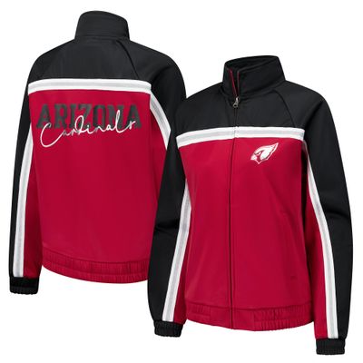 G-III Sports Women's Cardinal Arizona Cardinals Post Game Full-Zip Track Jacket