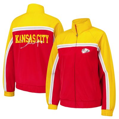 G-III Sports Women's Red Kansas City Chiefs Post Game Full-Zip Track Jacket