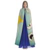 nanger Bahamas Position Flag Map Unisex Adult Hooded Cloak, Halloween Cosplay Costume Witch Hood Robe Vampire Party Costume view 2