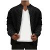 Cardigan Sweaters for Men Big and Tall Lightweight Stand Collar Cardigan Casual Cable Knitted Button Sweater Jacket view 1