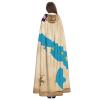 nanger Tuvalu Flag Map With Islands Unisex Adult Hooded Cloak, Halloween Cosplay Costume Witch Hood Robe Vampire Party Costume view 4