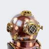 HISTORICAL HANDICRAFT Divers Helmet Solid Steel & Brass Scuba Diving Helmet Vintage Marine18 W/Base view 3