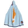 nanger Marshall Islands Flag Map02 Unisex Adult Hooded Cloak, Halloween Cosplay Costume Witch Hood Robe Vampire Party Costume view 1
