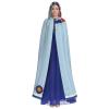 nanger Marshall Islands Flag Map02 Unisex Adult Hooded Cloak, Halloween Cosplay Costume Witch Hood Robe Vampire Party Costume view 2