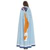 nanger Marshall Islands Flag Map02 Unisex Adult Hooded Cloak, Halloween Cosplay Costume Witch Hood Robe Vampire Party Costume view 4