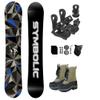 Symbolic Arctic Kids 2025 Snowboard & Bindings & Choice Boots Complete Package Set (Kid 1 Snow Boot Tan+Binding, 90cm Arctic Rocker) view 1