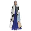 nanger Cow Collection Unisex Adult Hooded Cloak, Halloween Cosplay Costume Witch Hood Robe Vampire Party Costume view 2