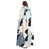 nanger Cow Collection Unisex Adult Hooded Cloak, Halloween Cosplay Costume Witch Hood Robe Vampire Party Costume view 4