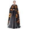 nanger Halloween Pumpkin 1 Unisex Adult Hooded Cloak, Halloween Cosplay Costume Witch Hood Robe Vampire Party Costume view 3