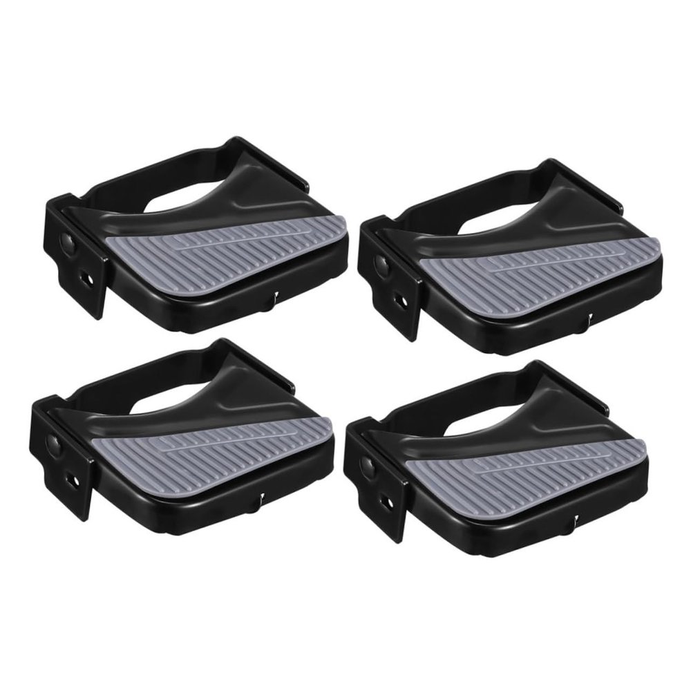 Anneome 2pairs Folding Rear Pedals Skid Bike Pedals Replacement for Electromobile Sturdy Treadles