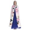 nanger Cow Milk Unisex Adult Hooded Cloak, Halloween Cosplay Costume Witch Hood Robe Vampire Party Costume view 2