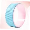 WOONEKY Yoga Wheel for Backbend Support Durable Yoga Circle for Stretching Strengthening and Pain Relief Beginners and Advanced Users Blue view 2