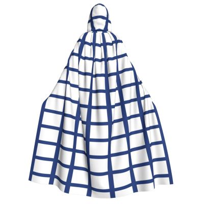 nanger Finnish Flag Unisex Adult Hooded Cloak, Halloween Cosplay Costume Witch Hood Robe Vampire Party Costume