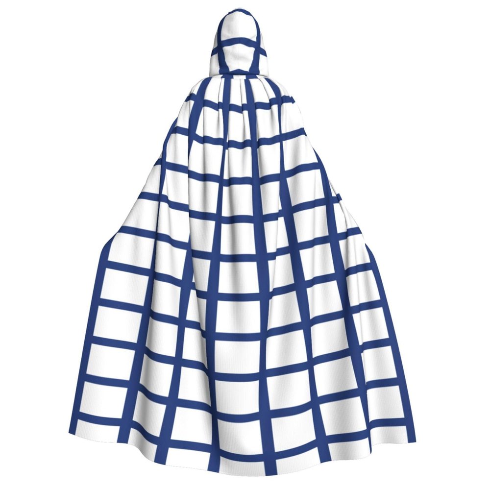 nanger Finnish Flag Unisex Adult Hooded Cloak, Halloween Cosplay Costume Witch Hood Robe Vampire Party Costume