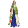 nanger Lovely Strawberry Unisex Adult Hooded Cloak, Halloween Cosplay Costume Witch Hood Robe Vampire Party Costume view 2