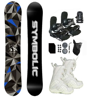 Symbolic Arctic Kids 2025 Snowboard & Bindings & Choice Boots Complete Package Set (5 Kid Lamar J Boot(nio26)+Bindg, 120cm Arctic Rocker)