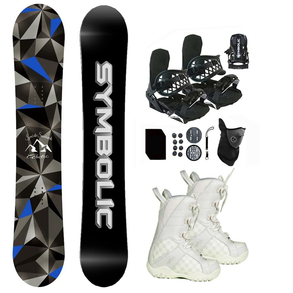 Symbolic Arctic Kids 2025 Snowboard & Bindings & Choice Boots Complete Package Set (5 Kid Lamar J Boot(nio26)+Bindg, 120cm Arctic Rocker)