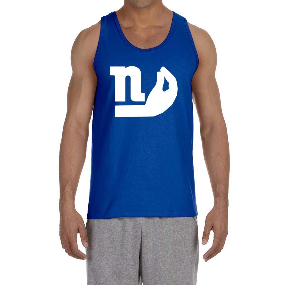 Blue New York Tommy DeVito Logo Tank Top Adult Medium