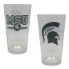 Boelter Brands Licensed NCAA Letterman 16oz Pint Glass (Michigan State Spartans) view 1