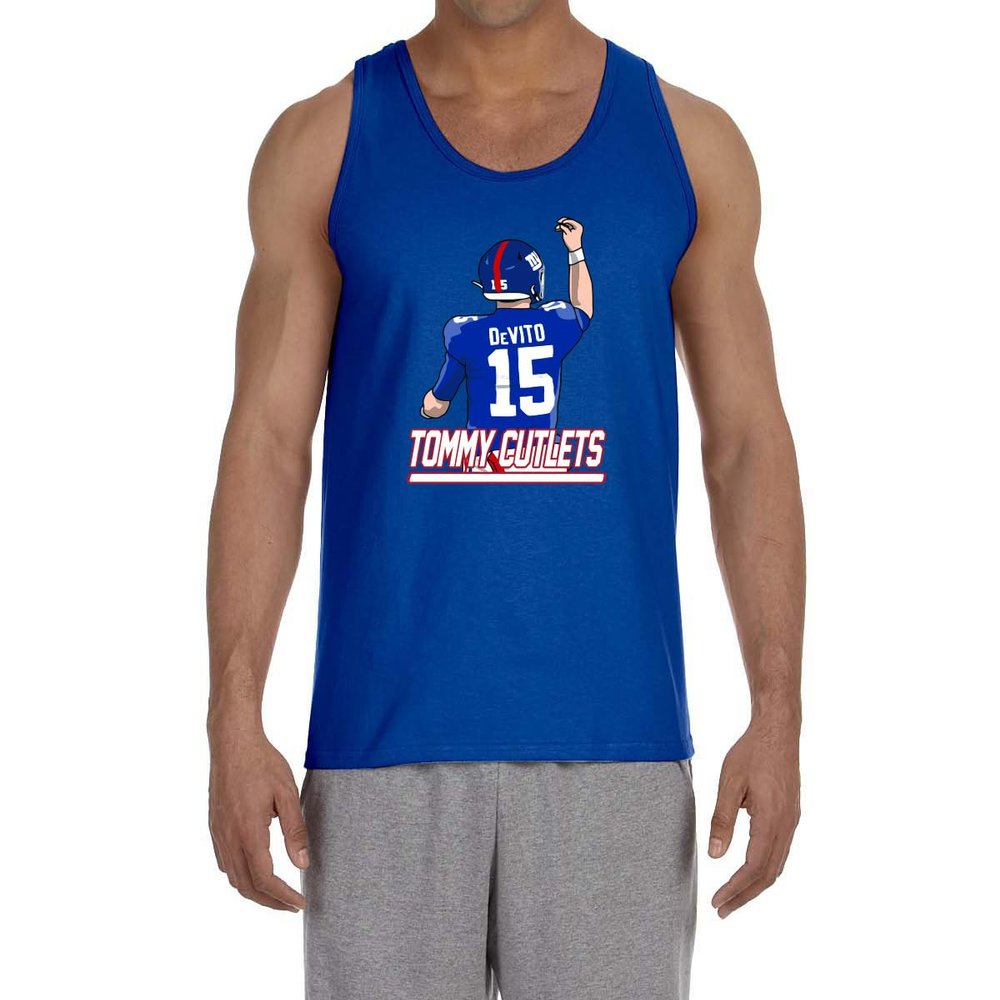 Blue New York Tommy DeVito Tommy Cutlets Tank Top Adult Medium