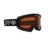 Spy Optic Crusher Elite Eco Mid-Size Goggle with LL Persimmon Cylindrical Lens, 100 Percent UV Protection, and Ergonomic Face Foam (Matte Black) view 1