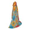 QASNLU Adult Cloak Cape with Machine Washable Cosplay Party Costume Hooded Witch Cloak view 2