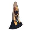 QASNLU Adult Cloak Cape with Machine Washable Cosplay Party Costume Hooded Witch Cloak view 2