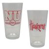 Boelter Brands Licensed NCAA Letterman 16oz Pint Glass (Nebraska Cornhuskers) view 1
