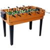 Havemies 43'' Multi-Game Table,5-in-1 Combo Game Table Set with Billiards, Push Hockey, Foosball, Ping Pong, and Basketball for Home,Game Room (Brown & Red) view 2