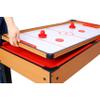 Havemies 43'' Multi-Game Table,5-in-1 Combo Game Table Set with Billiards, Push Hockey, Foosball, Ping Pong, and Basketball for Home,Game Room (Brown & Red) view 3