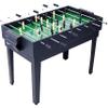 Havemies 43'' Multi-Game Table,5-in-1 Combo Game Table Set with Billiards, Push Hockey, Foosball, Ping Pong, and Basketball for Home,Game Room (Black & Blue) view 3