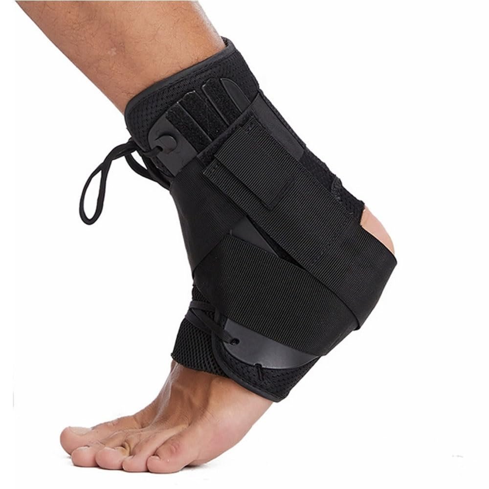 Ankle BracesSports Ankle Brace with Protective Guards for High Ankle Sprains and Chronic Ankle Instability-for Basketball, Volleyball, Football(Medium)