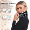 Augenstern Winter Neck Warmers Goth-witch-creepy-halloween Unisex Reusable Neck Gaiter Daily Bandana Balaclava view 3
