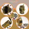 BellaVitas Tactical Molle Pouch Small Notebook Cover EDC Utility Bag Tool Pouch Gadget Organizer Military Waist Bag with US Flag Patch, 3x5 Waterproof Notepad Pocket Notebook and Weatherproof Pen view 4